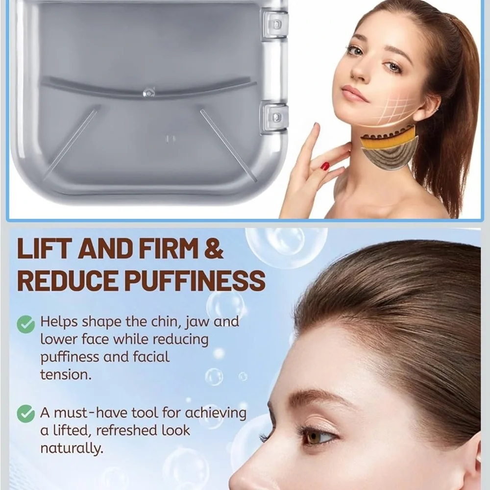 Lymphatic Contour Face Brush, Gua Sha Brush w/Travel Case - Picture 5 of 7